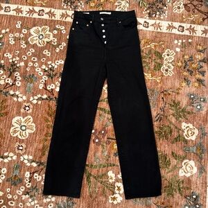 Levi's Women's High Rise Black Jeans